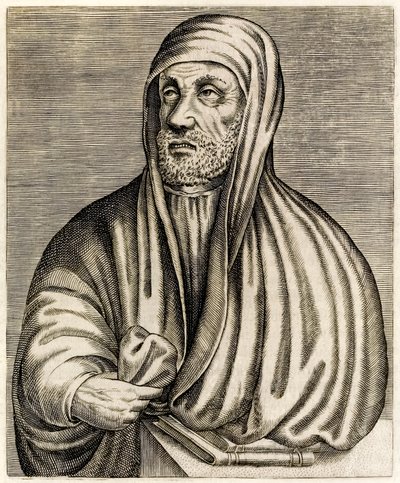 AvicennaまたはIbn Sina：1584年に出版されたAndréThévetによるTrue Portraitsからのペルシア語のpolymath 作： Andre Thevet