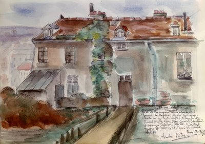 パリ、メゾン12、ルト・コルト通り 作： Andre Utter