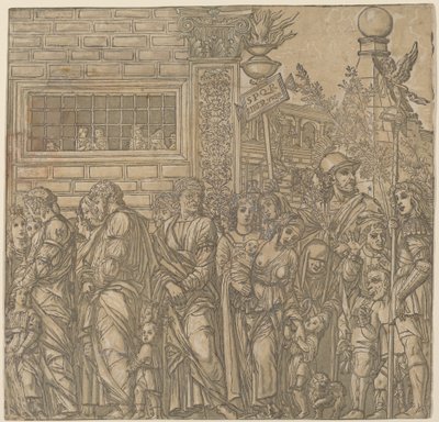 ユリウス・カエサルの凱旋、1599 年。 作： Andrea Andreani