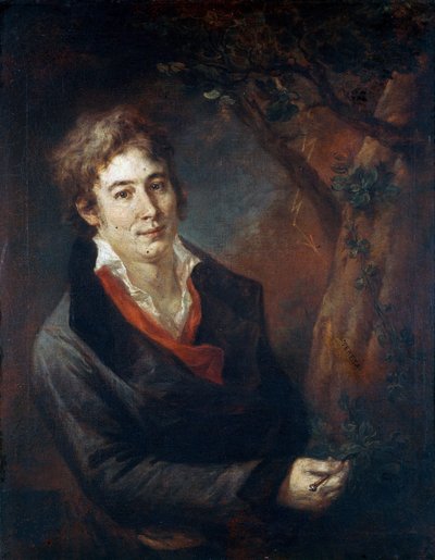 ウーゴフォスコロの肖像1778-1827、1801-1802。 作： Andrea Appiani