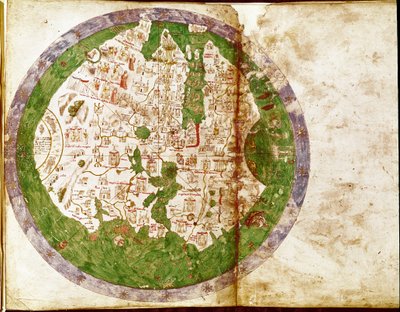船乗りの地図製作者アンドレア・ビアンコによる世界地図（15世紀 作： Andrea Bianco