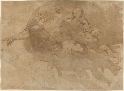 栄光の父なる神 作： Andrea Boscoli after Michelangelo