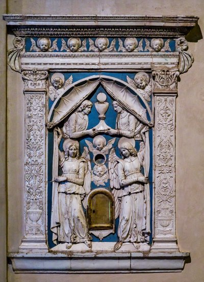 幕屋、15世紀末か16世紀初頭（フレスコ画） 作： Andrea Della Robbia