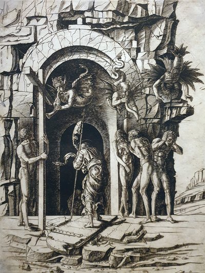 1483 マンテーニャ 「キリストの虚無への降下」 ブラジル国立図書館 アナゴリア 作： アンドレア・マンテーニャ