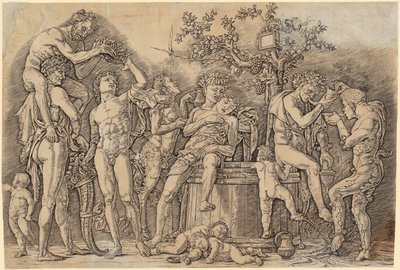 Bacchanal mit einem Weinfass 作： アンドレア・マンテーニャ