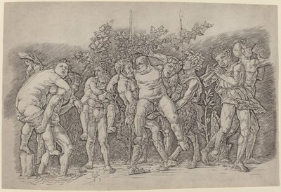 シレヌスとバカナル 作： Andrea Mantegna