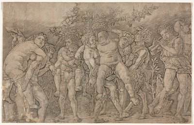 シレヌスとバカナル 作： Andrea Mantegna