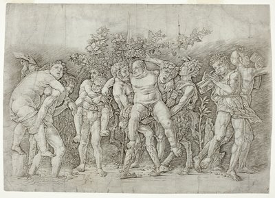 シレヌスとバカナル 作： Andrea Mantegna