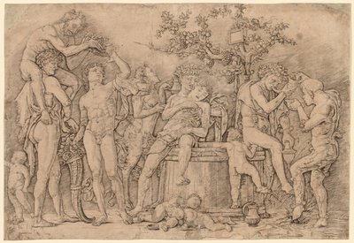 ワインバットでバカナル 作： Andrea Mantegna