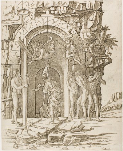 リンボへの降下 作： Andrea Mantegna