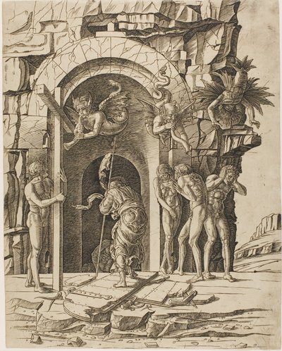 リンボへの降下 作： Andrea Mantegna
