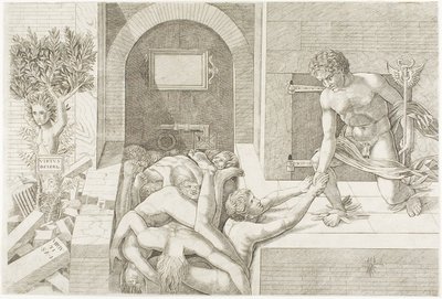 無知と水星 作： Andrea Mantegna