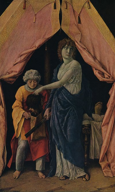 ホロフェルネスの頭を持つジュディス、1495-1500 作： Andrea Mantegna