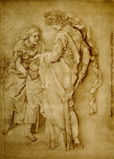 ホロフェルネスの頭を持つジュディス 作： Andrea Mantegna