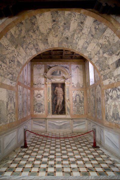 聖セバスチャン、1490年頃 作： Andrea Mantegna