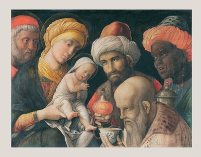 賢者の礼拝c。 1500 作： Andrea Mantegna