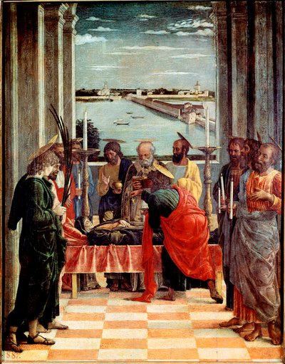 聖母の死」（絵画 作： Andrea Mantegna