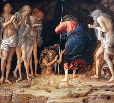 キリストの虚無への降下 作： アンドレア・マンテーニャ