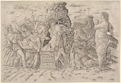 埋葬 作： Andrea Mantegna