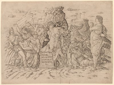 埋葬 作： Andrea Mantegna
