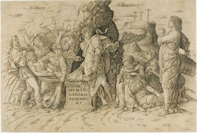 埋葬 作： Andrea Mantegna