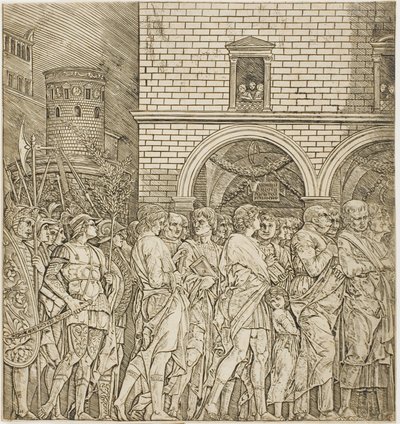 セネターズ、『トライアンフ オブ シーザー』より 作： Andrea Mantegna