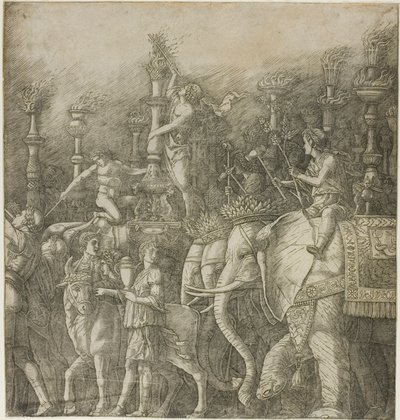 ユリウス・カエサルの勝利 作： Andrea Mantegna