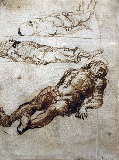 死せるキリストのための3つの研究 作： アンドレア・マンテーニャ