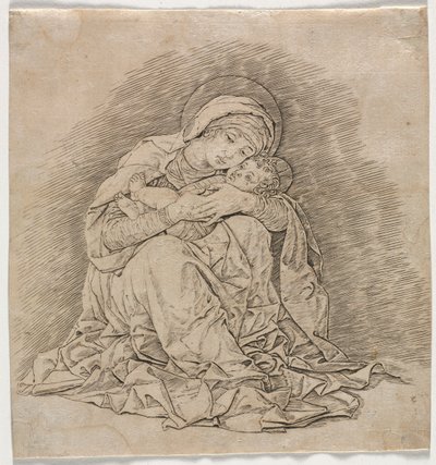 聖母子 作： Andrea Mantegna