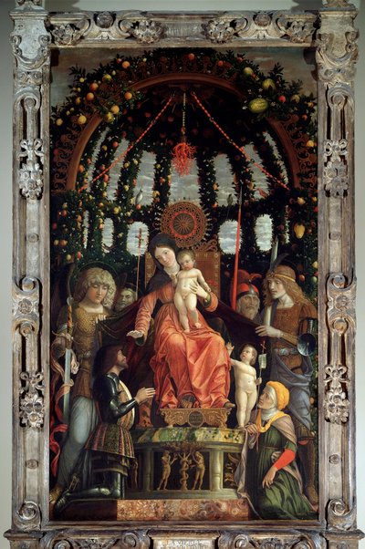 勝利の聖母（勝利の祭壇画 作： Andrea Mantegna