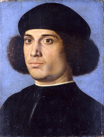 男の肖像、Early16th cen。 作： Andrea Previtali