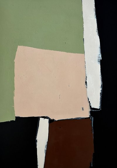 抽象的な土の造形 作： 