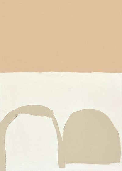 柔らかなニュートラルな風景 作： 