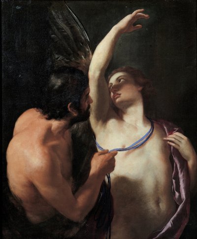ダイダロスとイカルス、c。 1645 作： Andrea Sacchi