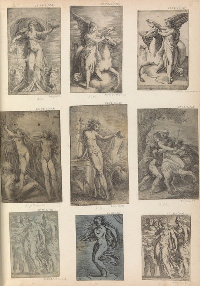 ヘラクレス、デイアネイラを誘拐するネッスス、約。 1540 作： Andrea Schiavone