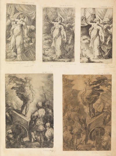 ジュディス、復活、約。 1540-43 。 作： Andrea Schiavone