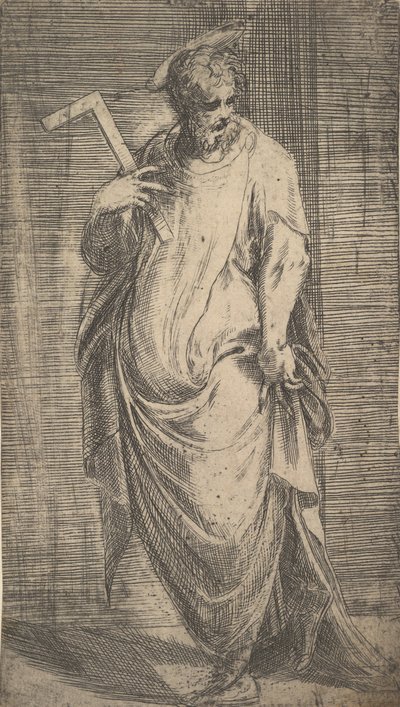 キリストと使徒からの聖ジェームズマイナー、ca。 1548-50。 作： Andrea Schiavone