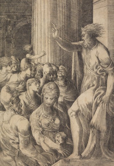 アテネでの聖パウロの説教, ca. 1548-53。 作： Andrea Schiavone