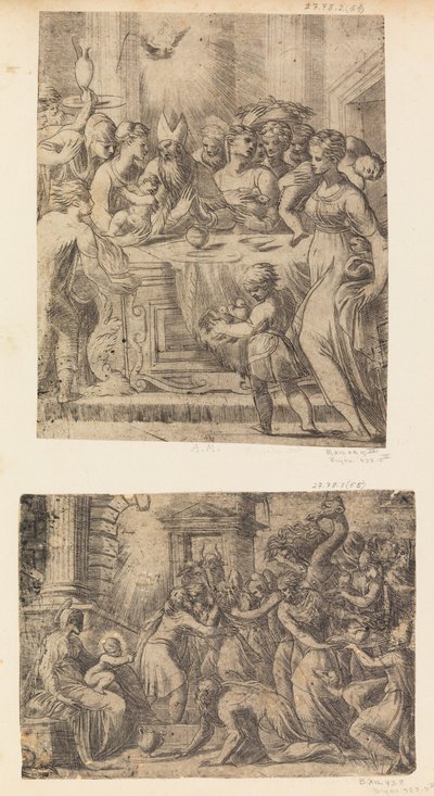 賢者の崇拝、ca。 1542-46 。 作： Andrea Schiavone