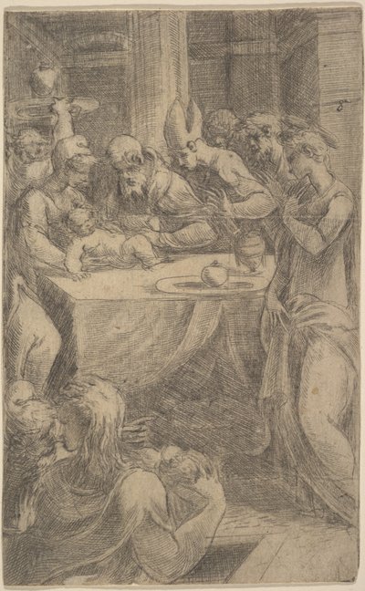 キリストの割礼、ca 1542-46。 作： Andrea Schiavone