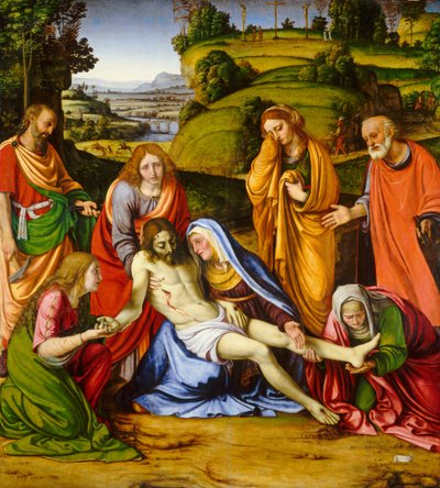 嘆き、c。 1505-1507。 作： Andrea Solario