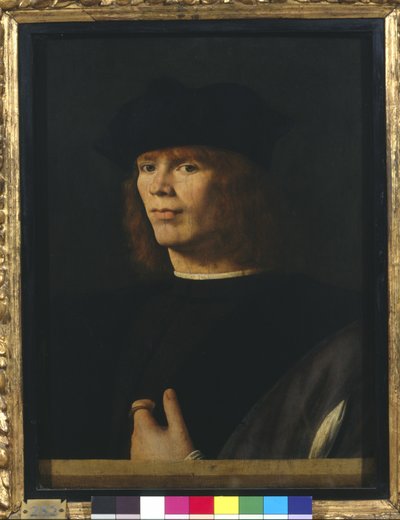 若い男の肖像 作： Andrea Solario