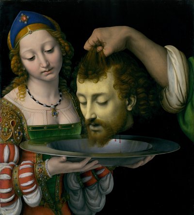 洗礼者聖ヨハネの頭を持つサロメ、ca。 1507-9。 作： Andrea Solario