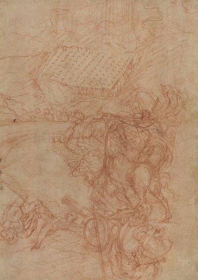 スポレートの戦い 作： Andrea Vicentino after Titian