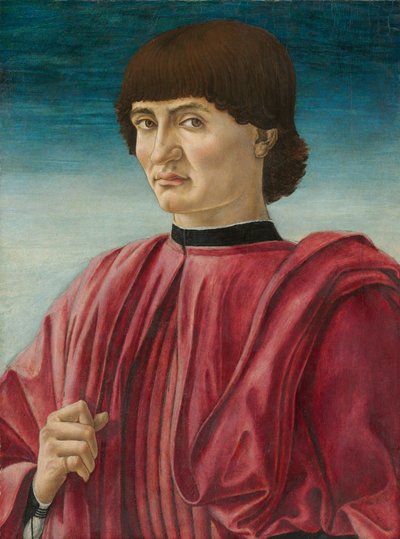 男の肖像 作： Andrea del Castagno