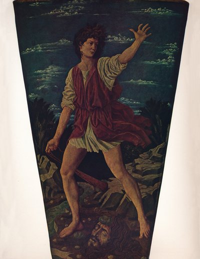 若々しいデイビッド、c1450 作： Andrea del Castagno