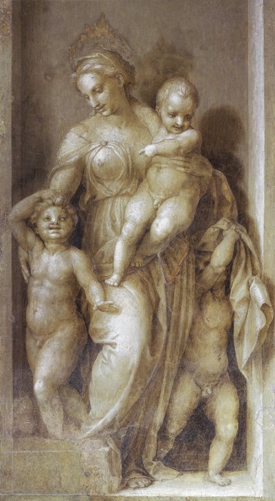 チャリティ-フレスコ 作： Andrea del Sarto