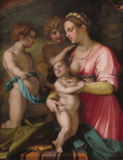 慈善団体、1530 年以前。 作： Andrea del Sarto