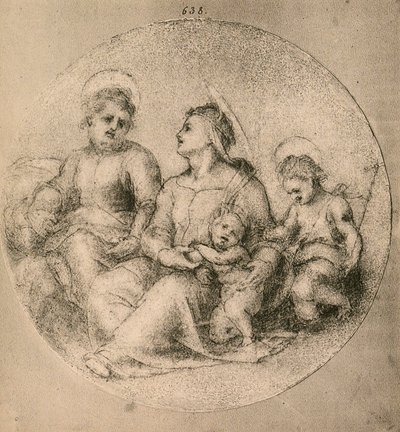 聖ヨハネと聖家族 作： Andrea del Sarto