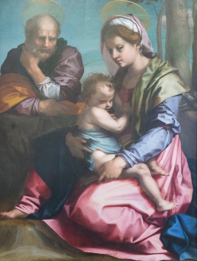 聖家族 作： Andrea del Sarto